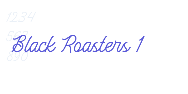 Black Roasters 1 font free