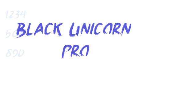 Black Unicorn Pro font free