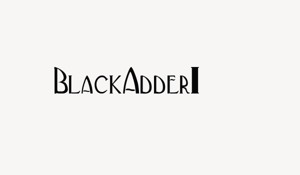 BlackAdderII Font