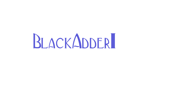 BlackAdderII Font Download