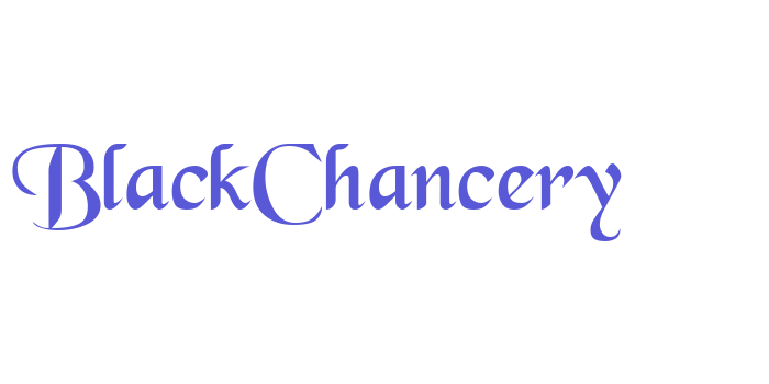 BlackChancery Font Download