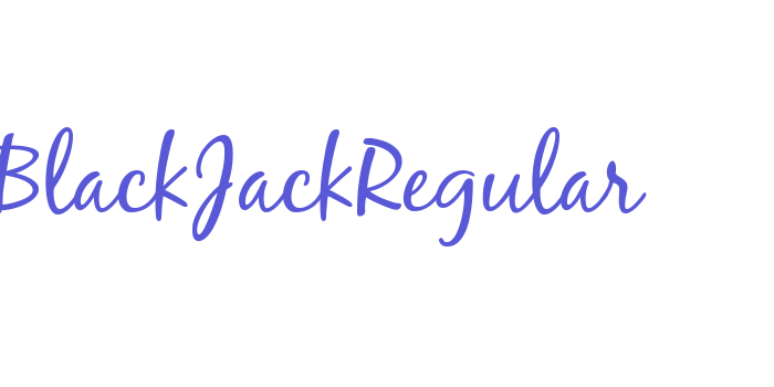 BlackJackRegular Font Download