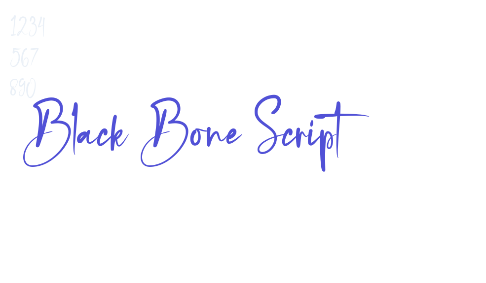 Black Bone Script-font-download