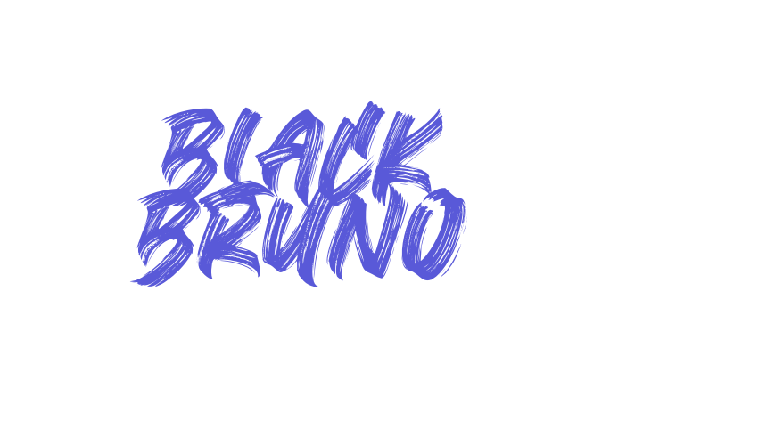 Black Bruno Font