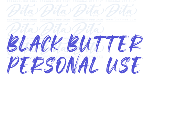 Black Butter Personal Use