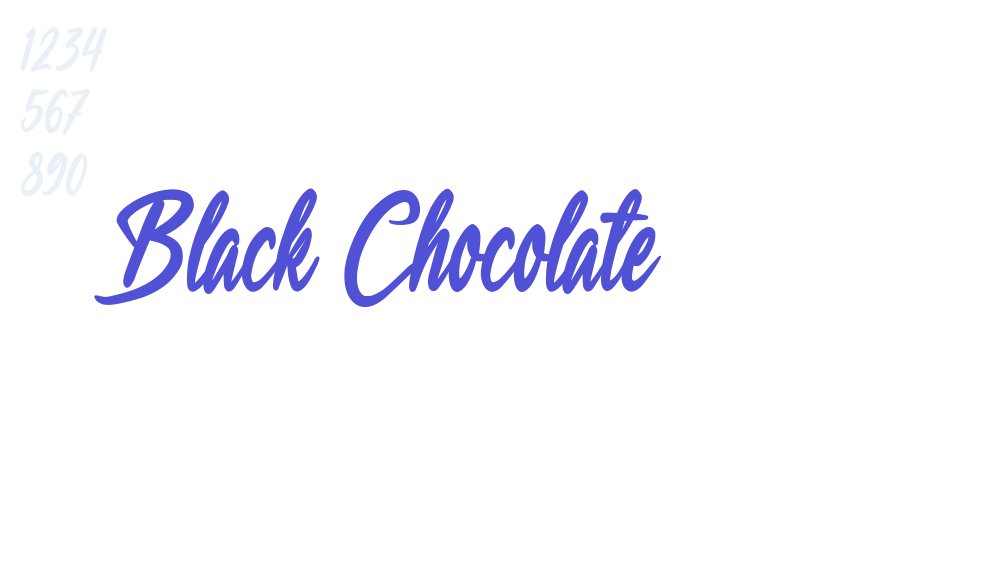 Black Chocolate-font-download