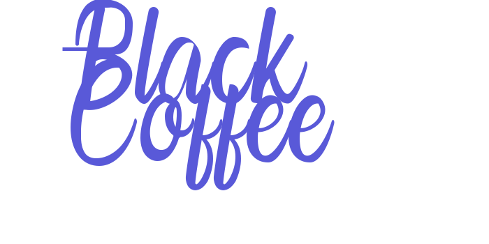 Black Coffee Font Download