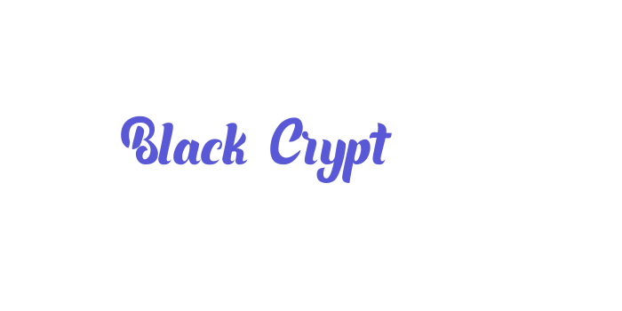 Black Crypt Font Download