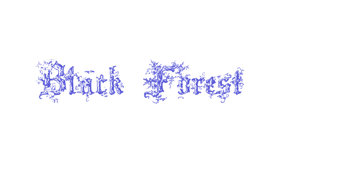 Black Forest Font