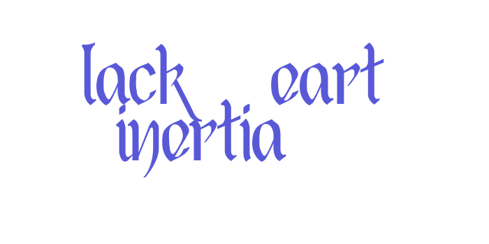 Black Heart Inertia Font Download