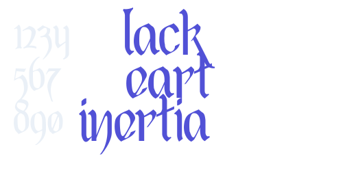 Black Heart Inertia-font-download