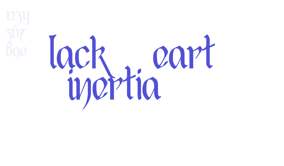 Black Heart Inertia-font-download