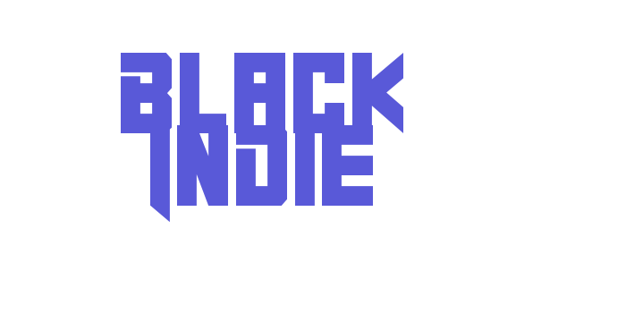 Black Indie Font Download