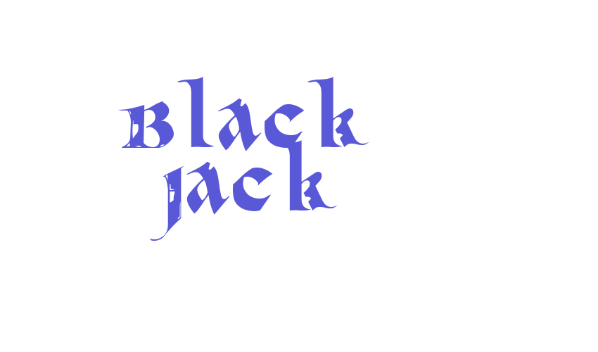 Black Jack Font Download