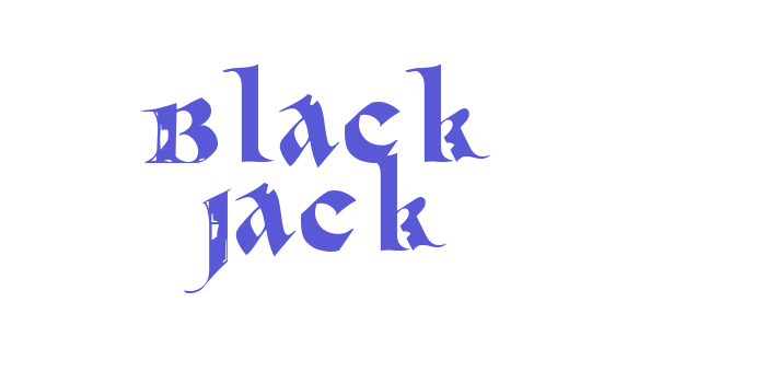 Black Jack Font Download