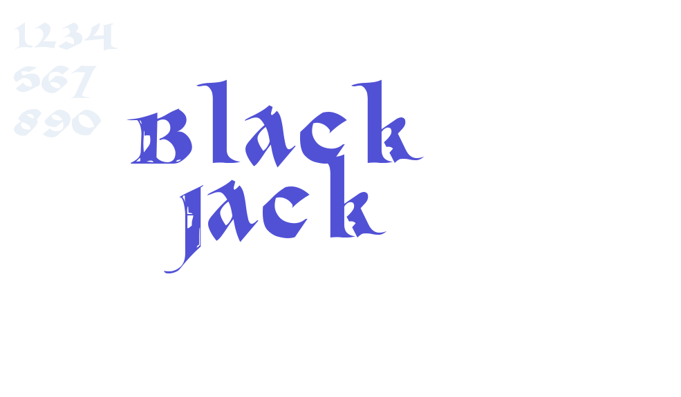 Black Jack-font-download