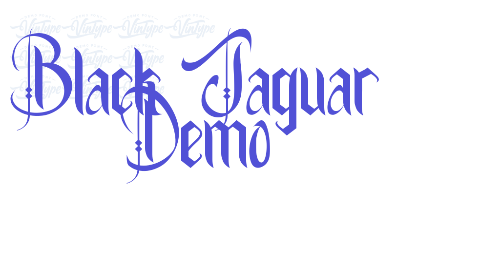 Black Jaguar Demo-font-download