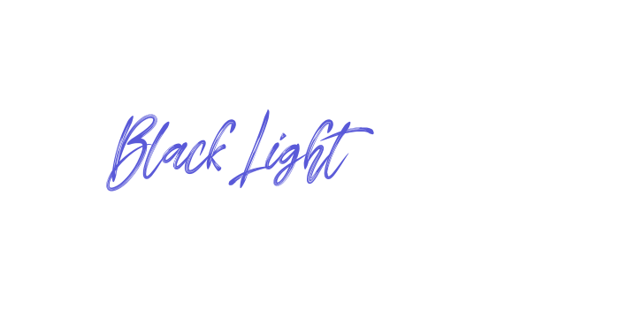 Black Light Font Download