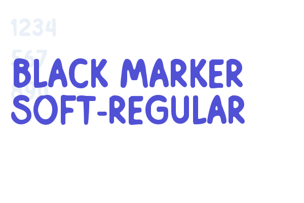 Black Marker Soft-Regular