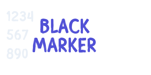 Black Marker-font-download