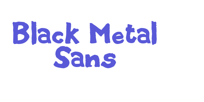 Black Metal Sans Font Download