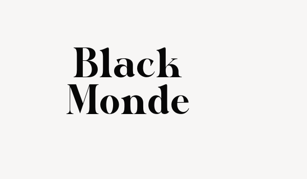 Black Monde Font