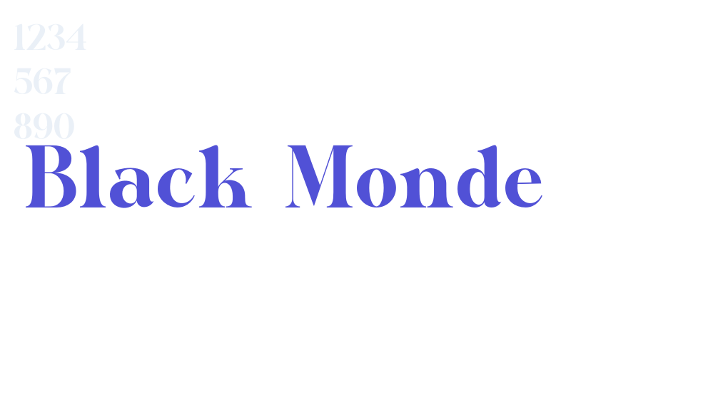 Black Monde-font-download