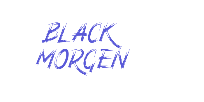 Black Morgen Font