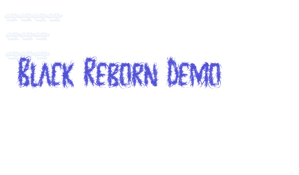 Black Reborn Demo-font-download