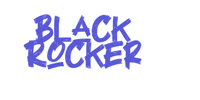 Black Rocker Font