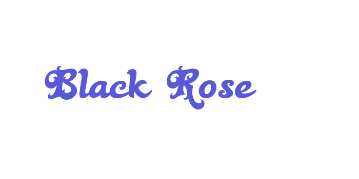 Black Rose Font Download