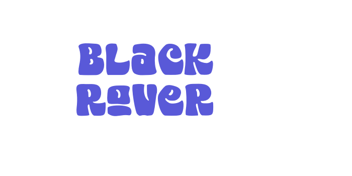 Black Rover Font Download