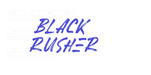 Black Rusher-font-download