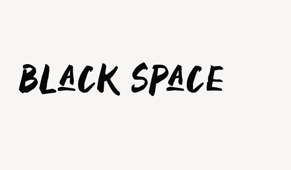 Black Space Font