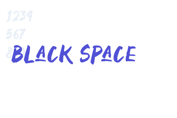 Black Space Font Download