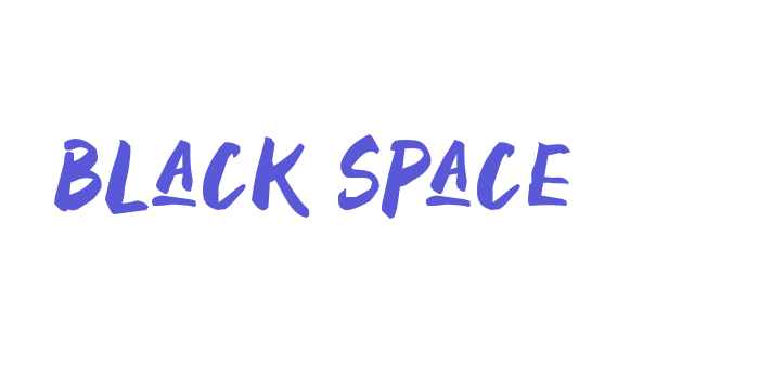 Black Space Font Download