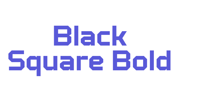 Black Square Bold Font Download