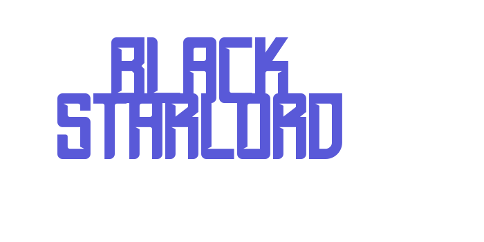 Black Starlord Font Download