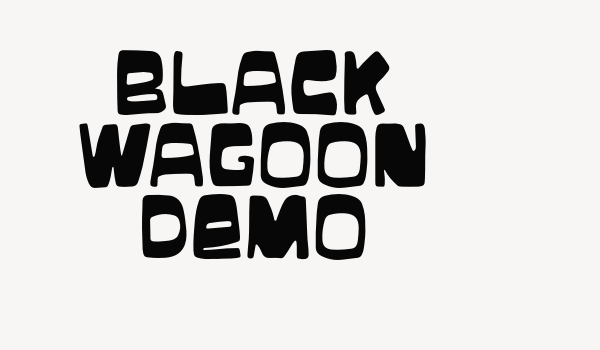 Black Wagoon Demo Font