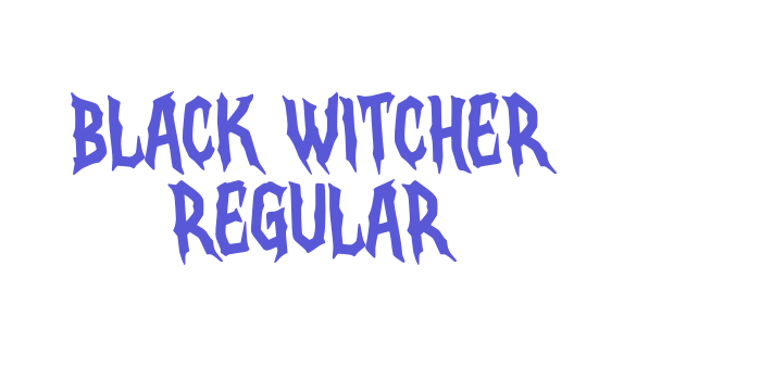 Black Witcher Regular Font Download