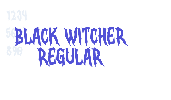 Black Witcher Regular font download