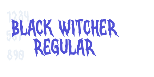 Black Witcher Regular-font-download