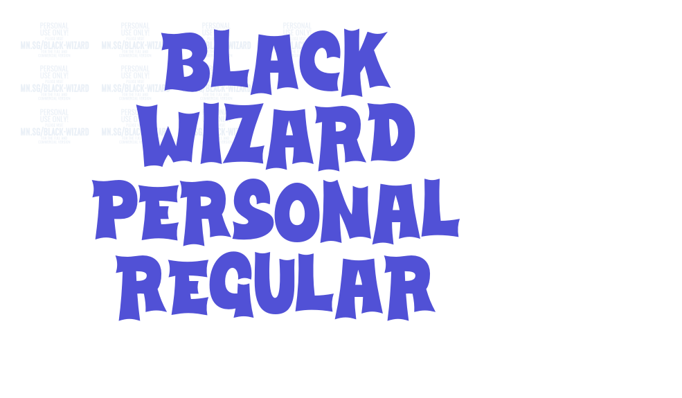 Black Wizard PERSONAL Regular-font-download