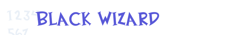 Black Wizard font