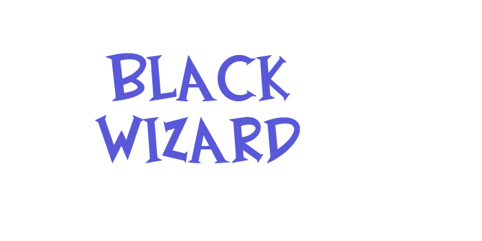 Black Wizard Font