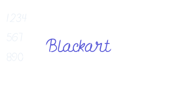 Blackart font free