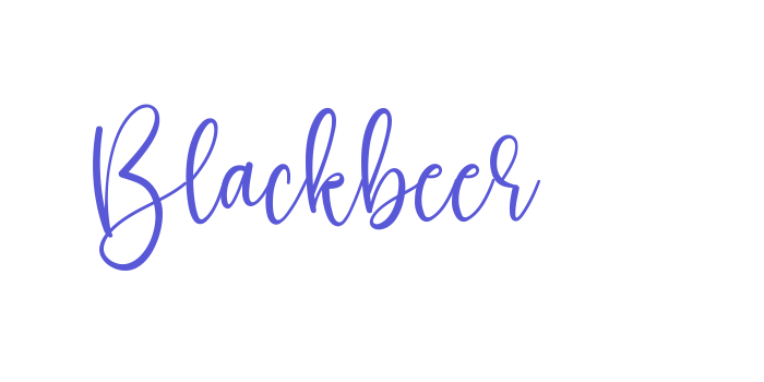 Blackbeer Font Download