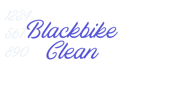 Blackbike Clean font free