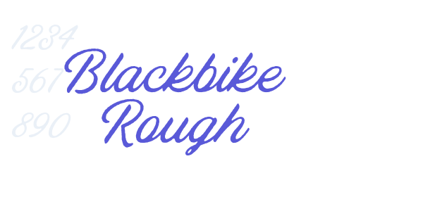 Blackbike Rough font free