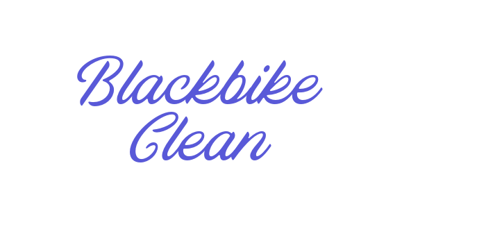 Blackbike Clean Font Download